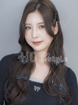 韓国アイドル風ロングヘア
