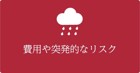 費用や突発的なリスク